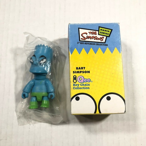 The Simpsons Mania Series Qee Keychain 3" Bootleg