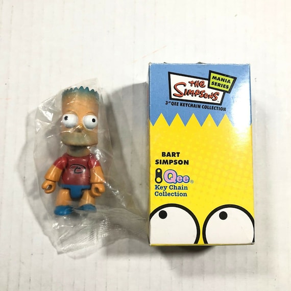 The Simpsons Mania Series Qee Keychain 3" Bootleg