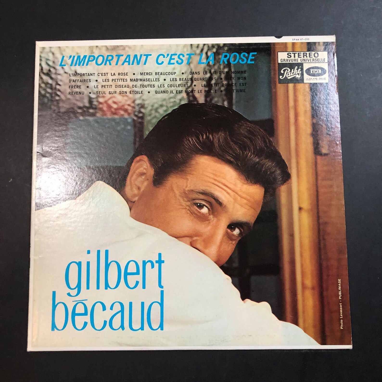 Gilbert Becaud L Important C Est La Rose SPAM 67233 VG Etsy
