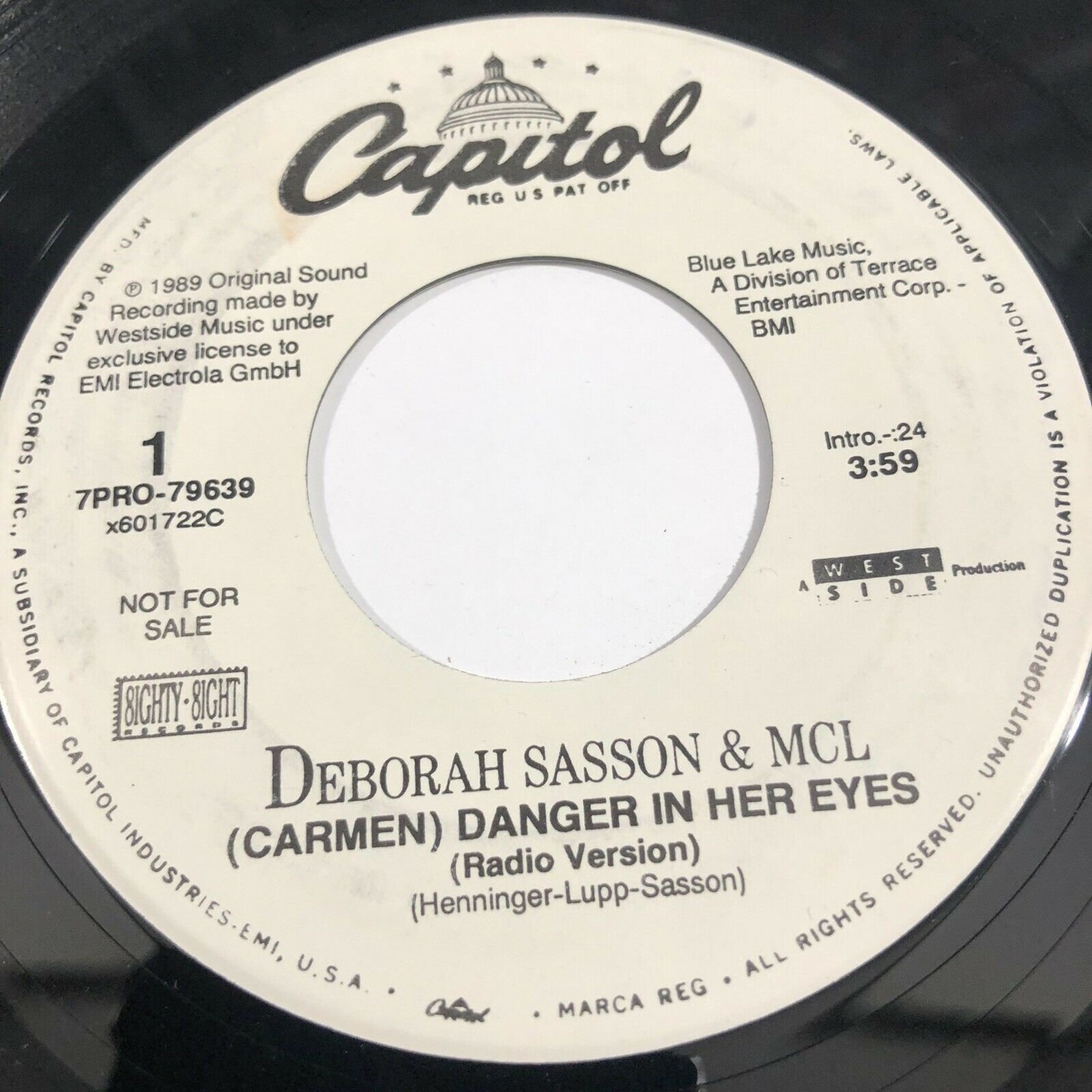 Deborah Sasson Danger In Her Eyes