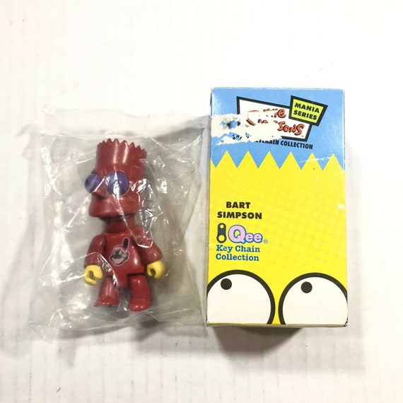 The Simpsons Mania Series Qee Keychain 3" Bootleg