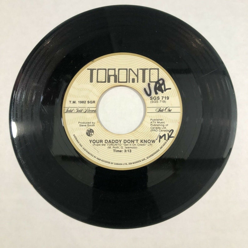 TORONTO Your Daddy Dont Know / Run For Your Life SGS719 VG Etsy