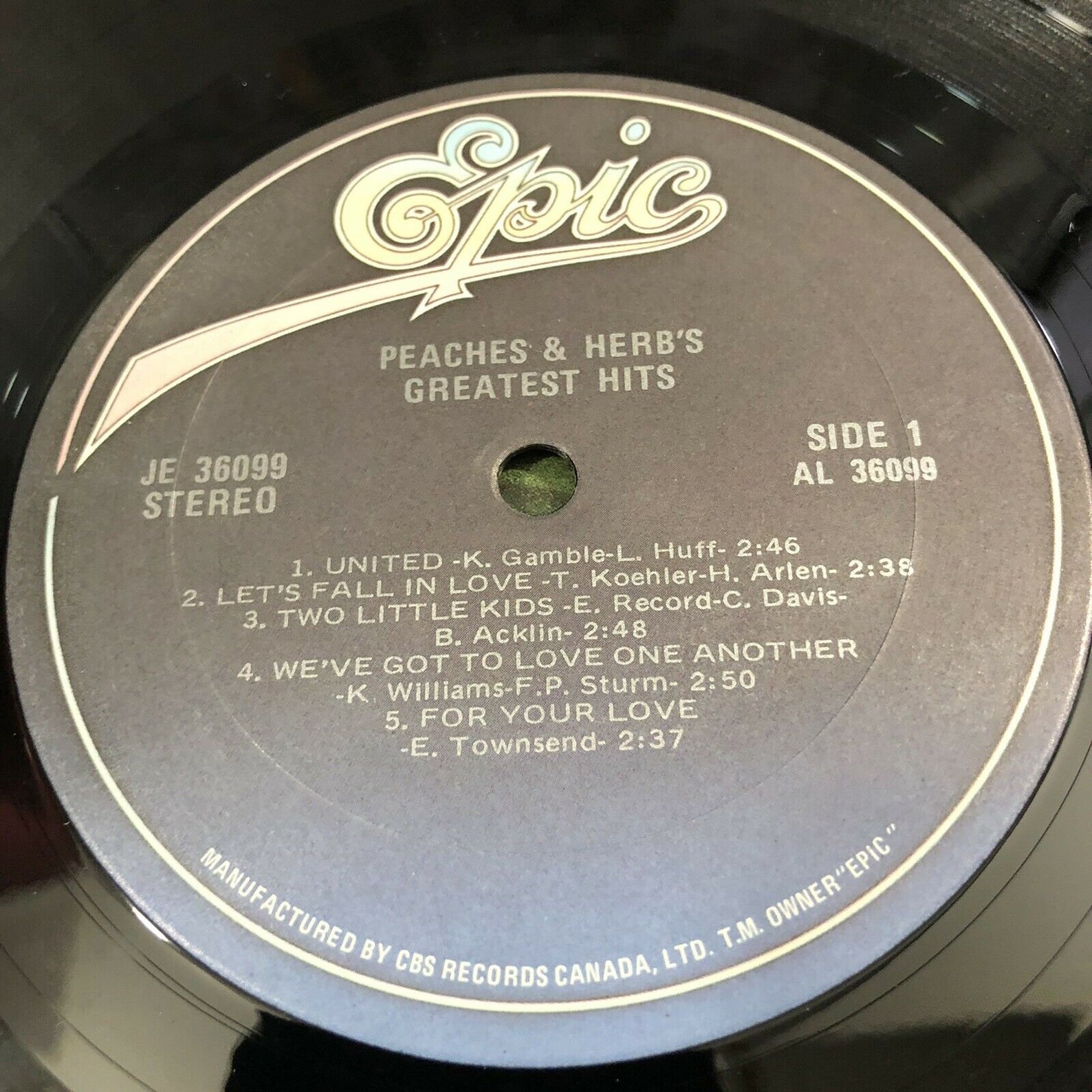 Peaches & Herb's Greatest Hits JE36099 VG Vinyl LP W1 Etsy