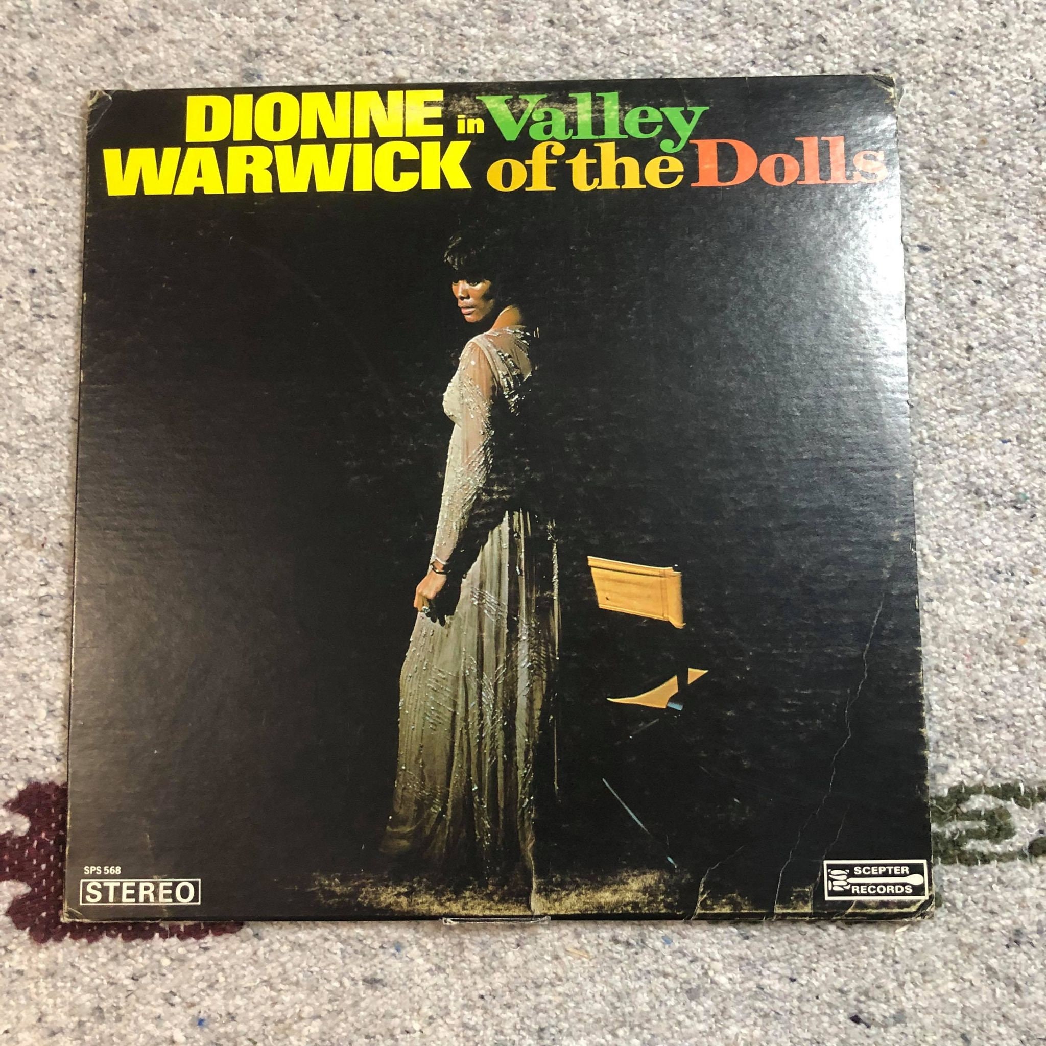 Dionne Warwick Valley Of The Dolls SPS 568 VG Vinyl LP R32 Etsy