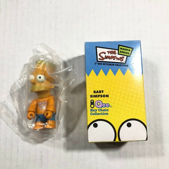 The Simpsons Mania Series Qee Keychain 3" Bootleg