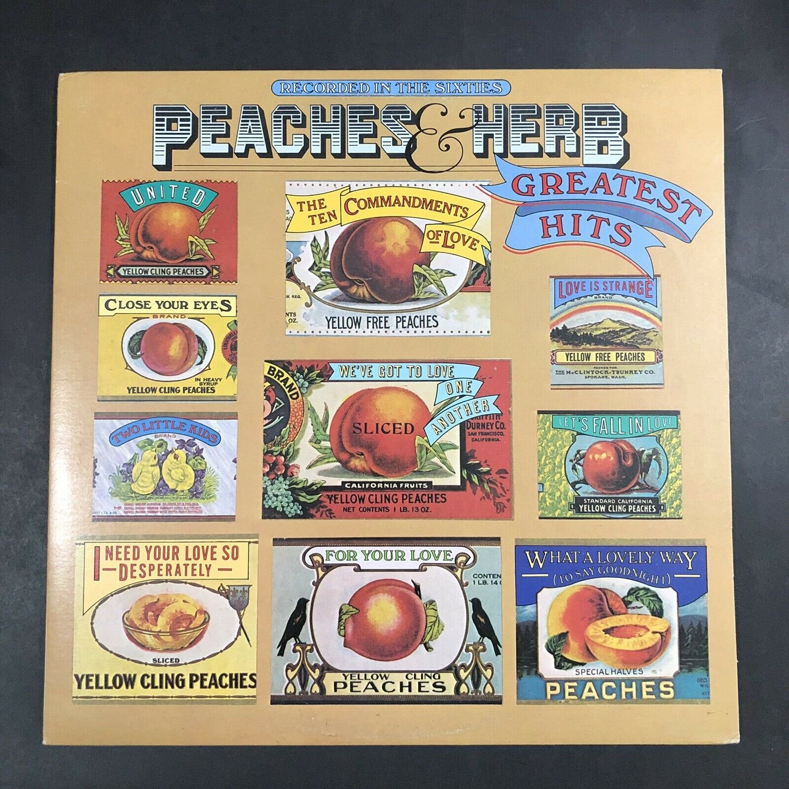 Peaches & Herb's Greatest Hits JE36099 VG Vinyl LP W1 Etsy