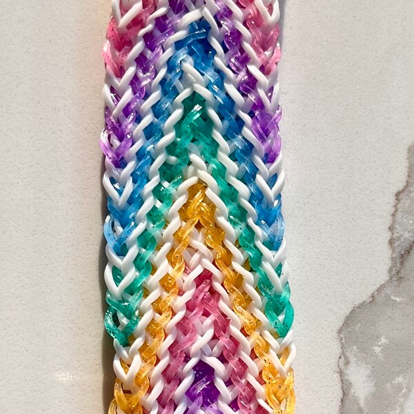 Rainbow Loom Bracelet Etsy