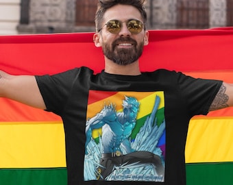 Gay Iceman Superhéroe Adulto Camiseta Unisex