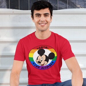 LGBTQ+ Mouse Club Adult Unisex T-Shirt