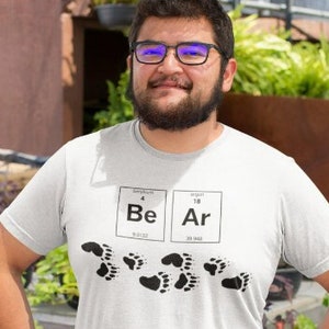 BeAr Periodic Table Paw Print Adult Unisex T-Shirt