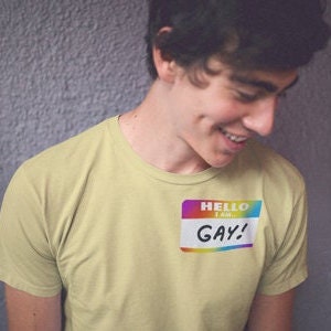 Hello I&#39;m Gay Adult Unisex T-Shirt