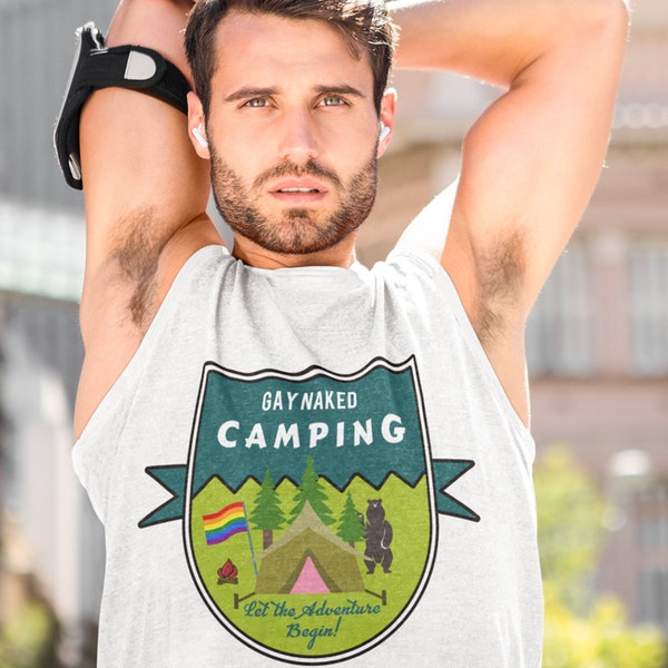 Naked Camping Tee - Etsy