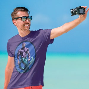 Purple Merman Short Sleeve T-Shirt