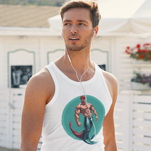 Red Merman 1 Tank Top