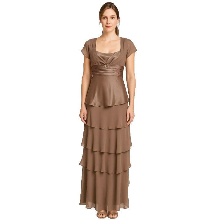 Tiered Linen Dress in Champagne - Etsy