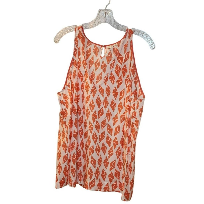 Blusa sin mangas vintage de algodón y seda – RN 56170 Bacotex, importación de Anthropologie UK – imagen 2