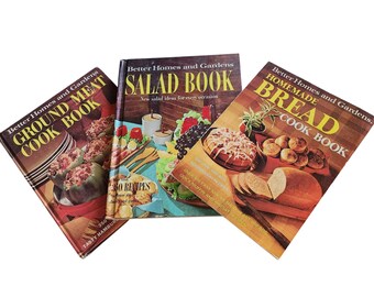 Vintage Better Homes and Gardens Cookbook Trio – MCM Kitchen Decor