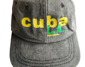 Vintage Cuba L.A. Narada Records Promo Strapback Hat Cap 90s Latin Music Band