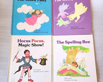 Vintage Troll Associates Childrens Books Lot of 4 Tooth Fairy Goofy Ghost 1980s