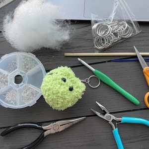 Teeny Crochet Poof Kitty! - NOV restock amigurumi, stress ball, plush cat kitten, chunky knit, cozy, soft squishy, customizable gift