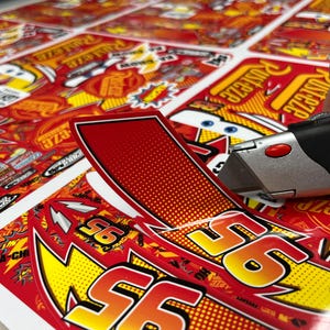 Ready, Set, Stick! Lightning McQueen Decal Fun Pack image 3