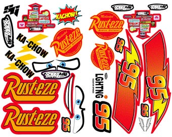 Ready, Set, Stick! Lightning McQueen Decal Fun Pack