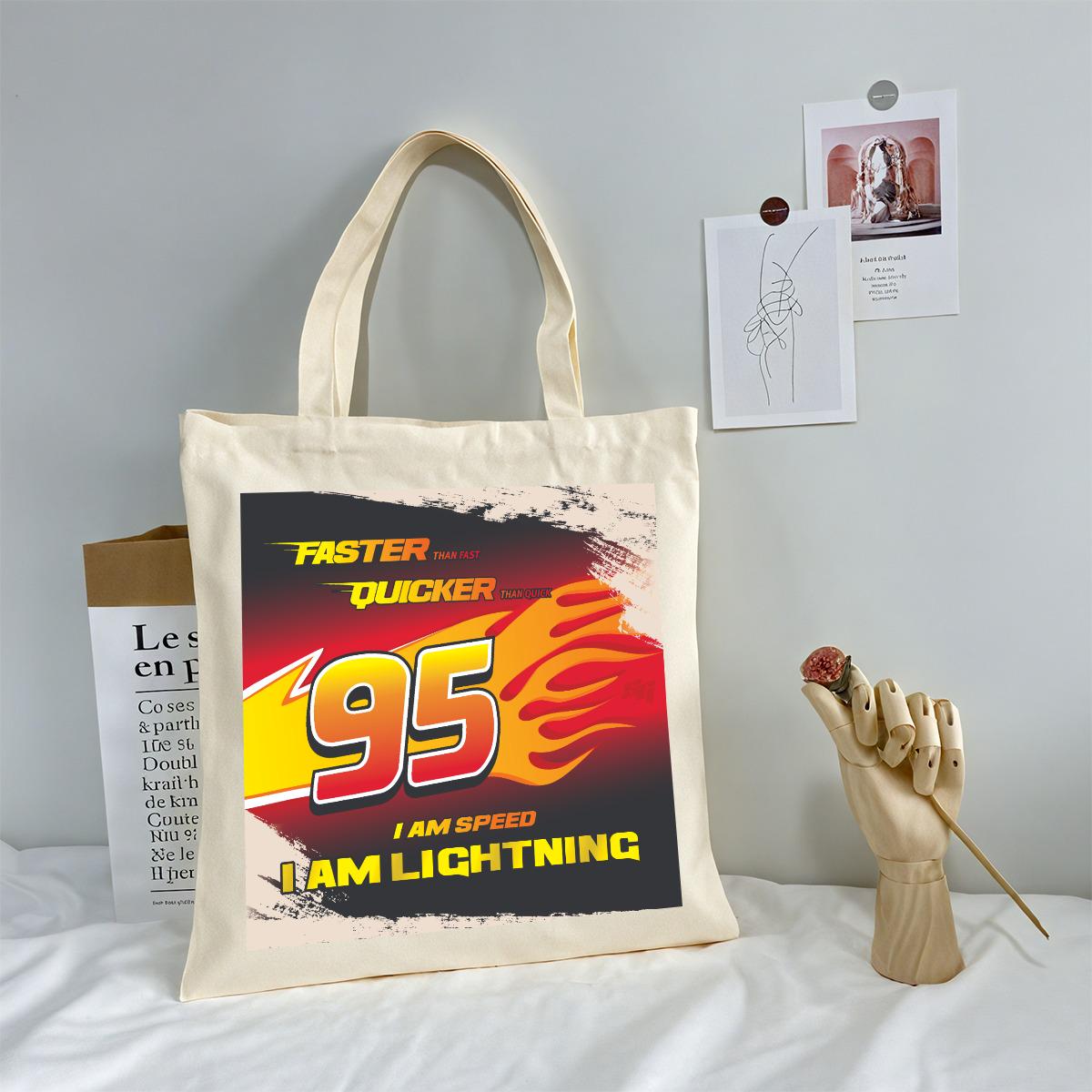 Lightning Mcqueen Tote Bags - Etsy