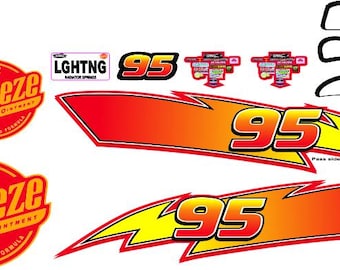 Lightning McQueen Little Tikes Cozy Coupe Graphics