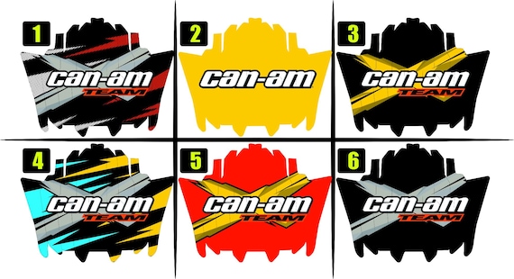 Canam Ds450 Radiator Louver Decals - Etsy