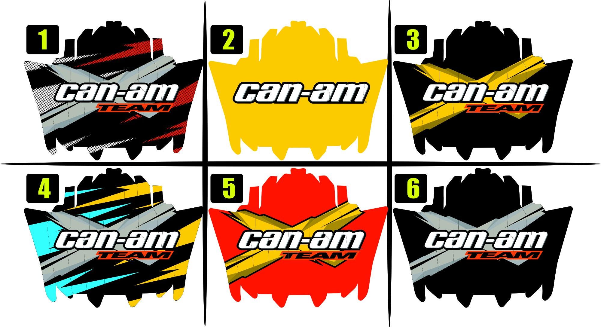 Canam Ds450 Radiator Louver Decals - Etsy