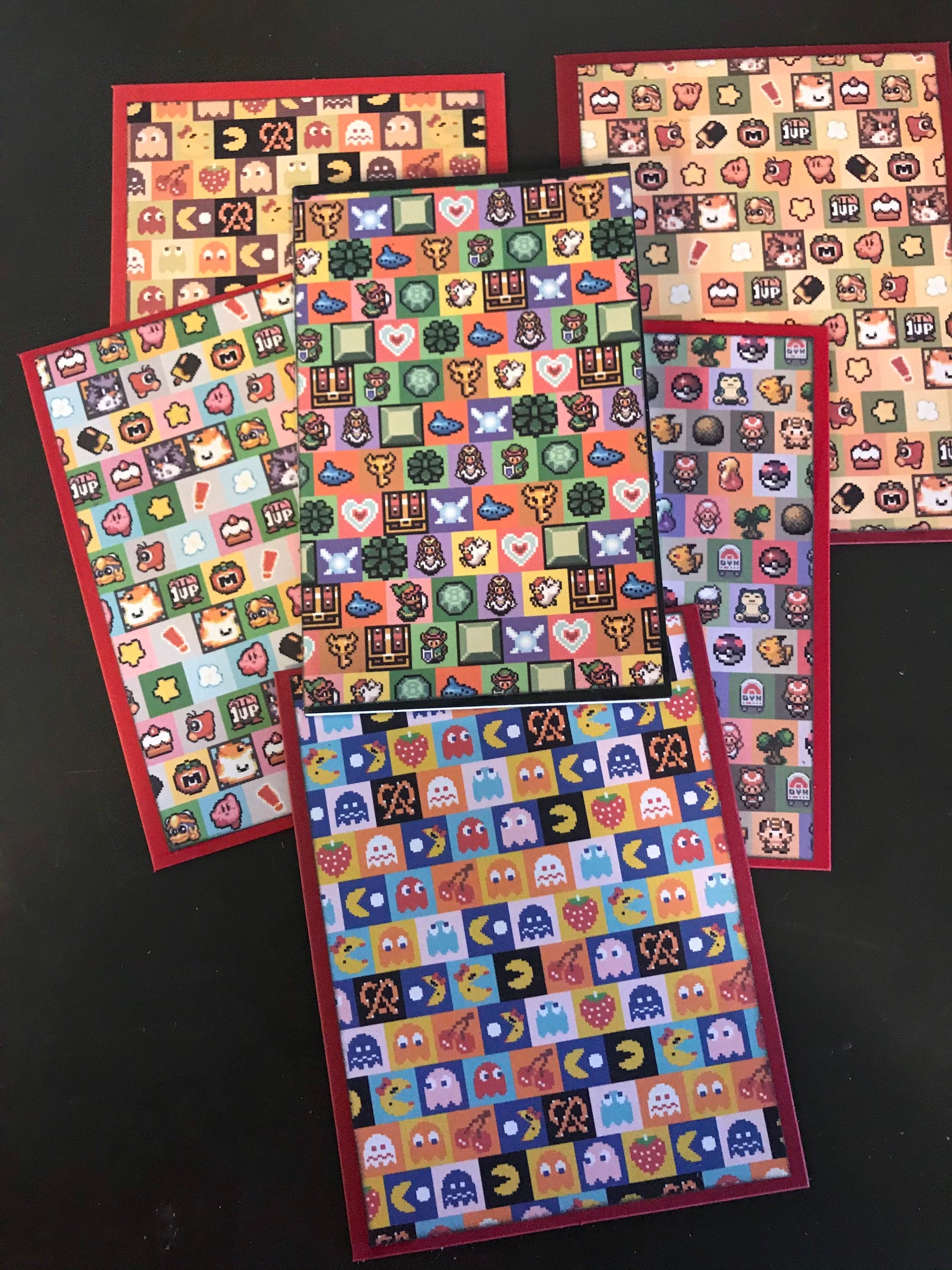 Vintage video game stationary set Etsy