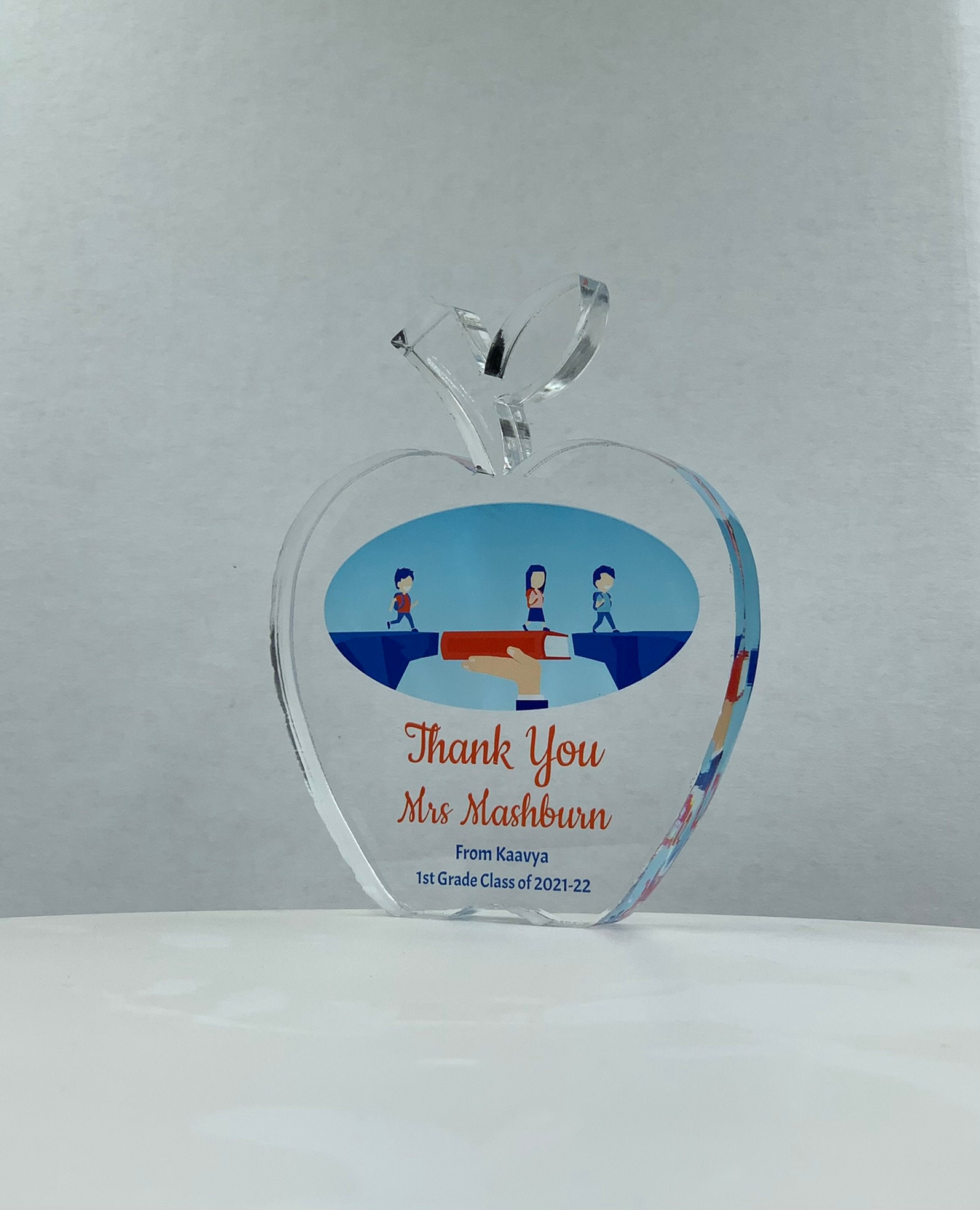 Apple Trophy / Teacher Award / Student Award / Education Etsy