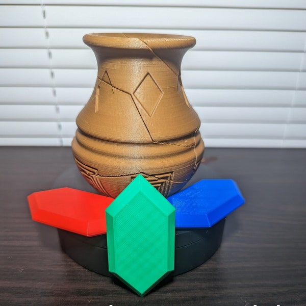 Breakable Vase STL File for 3D Printing, Video Game Inspired Magnetic Vase 3D File, Personal Use ONLY