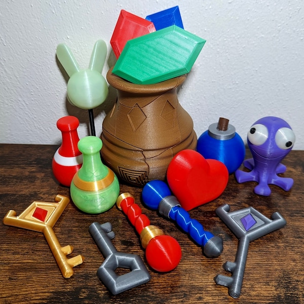 3D Printed Breakable Vase, Video Game Inspired Breakable Vase, Mystery Collectables