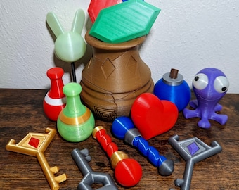 3D Printed Breakable Vase, Video Game Inspired Breakable Vase, Mystery Collectables