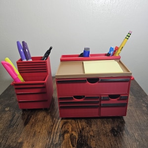 Pennenhouder gereedschapskist, kleine gereedschapskist, kantoororganizer, woondecoratie