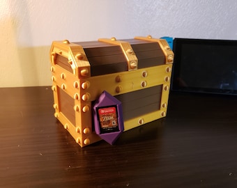 Treasure Chest Rupee Switch Game Holder, Video Game Inspired Switch Cartridge Holder, Gift for Gamers