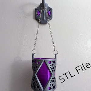 File STL Fantasy Lantern per la stampa 3D, file 3D Pot magnetico ispirato ai videogiochi, SOLO per uso personale