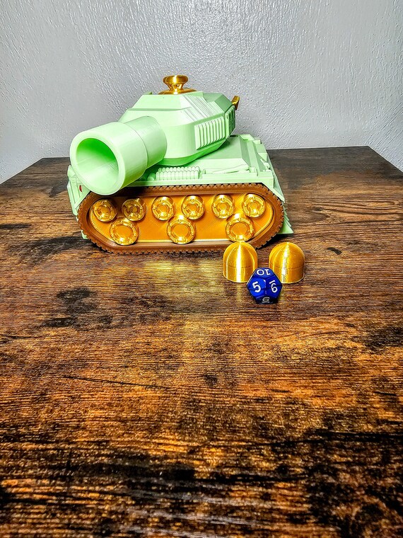 Dice Tank STL Files for 3D printing, DND Dice Roller STL, Personal Use Only!