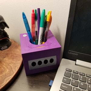 Gamecube Inspired Pen Holder Pen Organizer Desk Decor - Etsy Israel