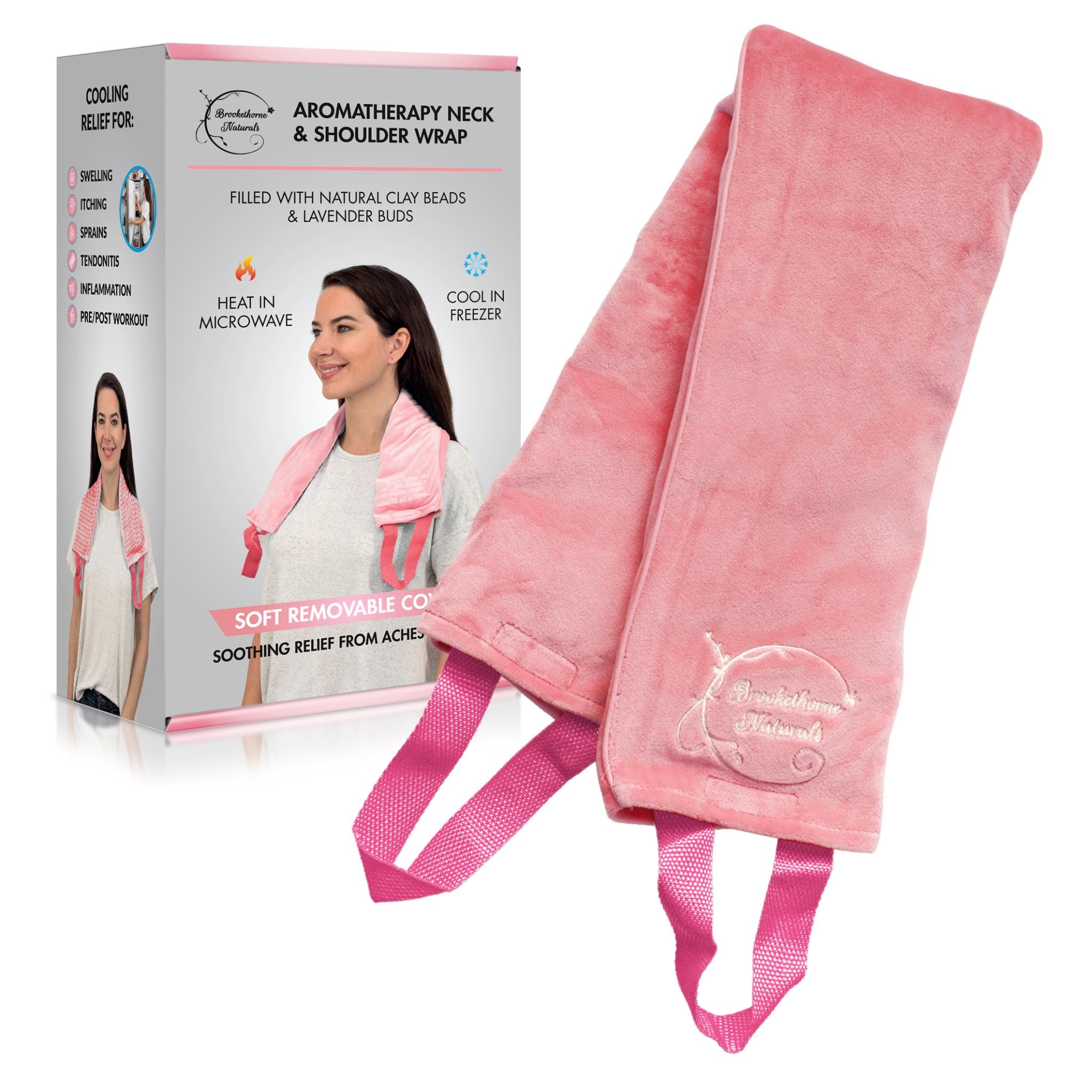 microwavable lavender neck wrap