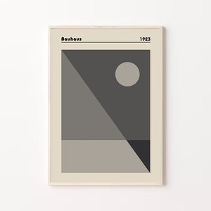 Bauhaus 1923 Poster, Bauhaus Exhibition Poster, Bauhaus Print, Bauhaus Abstract Poster, Ausstellung 1923, Retro Poster, Retro Art