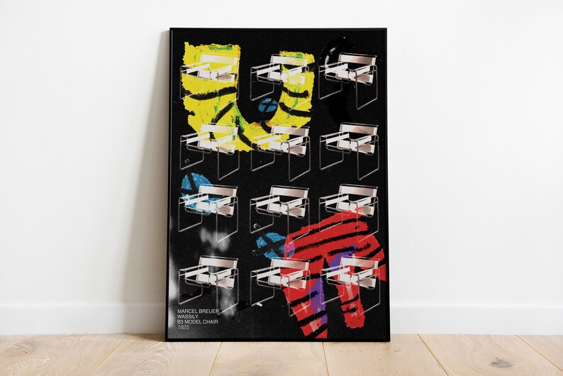 Wassily Chair Bauhaus Poster, Furniture Design Print (digital Download ...