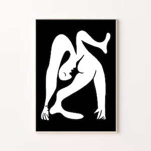 Picasso Art Print, Black And White Matisse Instant Download Art Print, Picasso Kiss Print, Picasso Art, Minimal Art Print, Picasso Poster