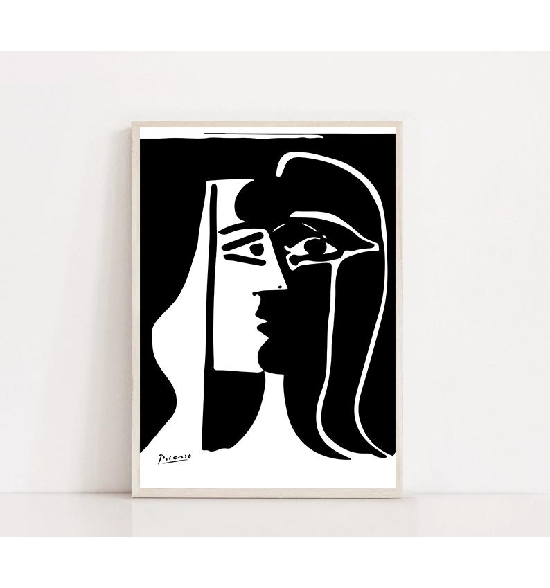 Picasso Art Print, Modern Art Print, Picasso Print, Picasso Kiss Print