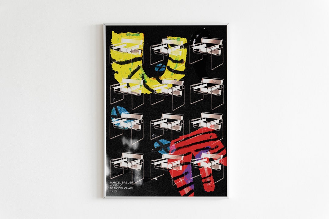 Wassily Chair Bauhaus Poster, Furniture Design Print (digital Download ...