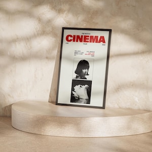 The Marias Cinema Matte Poster | Album Cover Matte Vertical Poster | Music Gift | Album Art | The Marias Fan Art | The Marias Retro Poster