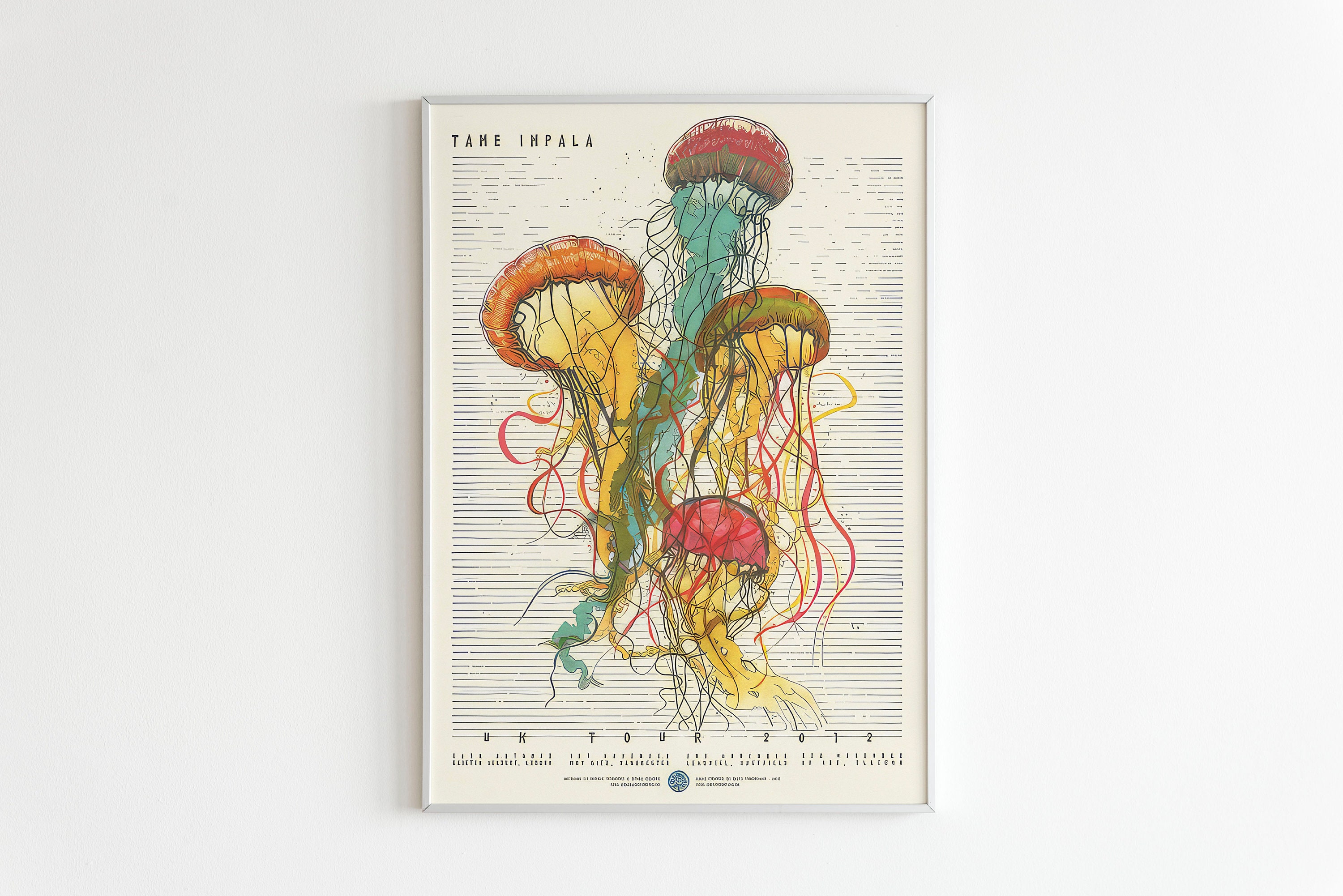 Tame Impala Inspired Poster | Tame Impala Lover Gift | Rock