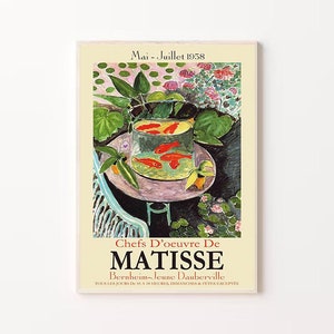 Henri Matisse Exhibition Poster, Matisse Art Print, Matisse Print, Wall Art Poster Print, Matisse Framed Print, Matisse Poster