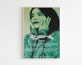 Bjork - Vespertine - Retro Music Poster Print - Frame Not